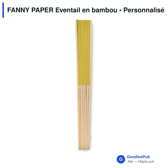 FANNY PAPER Eventail en bambou - Image 11