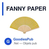 FANNY PAPER Eventail en bambou - Miniature 12