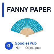 FANNY PAPER Eventail en bambou - Miniature 3