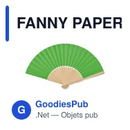 FANNY PAPER Eventail en bambou - Miniature 5