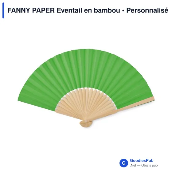 FANNY PAPER Eventail en bambou - Image 5