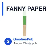 FANNY PAPER Eventail en bambou - Miniature 6