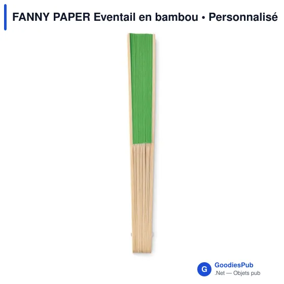 FANNY PAPER Eventail en bambou - Image 6