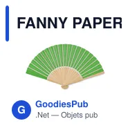 FANNY PAPER Eventail en bambou - Miniature 7