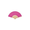 Variante fuchsia - FANNY PAPER Eventail en bambou