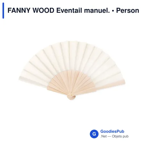 FANNY WOOD Eventail manuel.