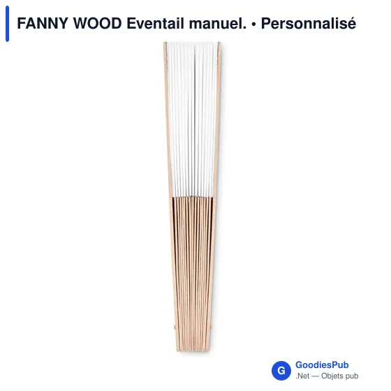 FANNY WOOD Eventail manuel. - Image 11