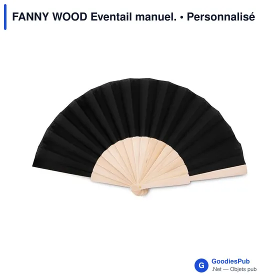 FANNY WOOD Eventail manuel. - Image 4