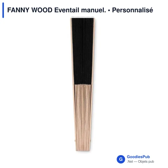 FANNY WOOD Eventail manuel. - Image 5