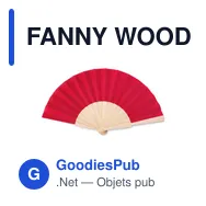 FANNY WOOD Eventail manuel. - Miniature 7