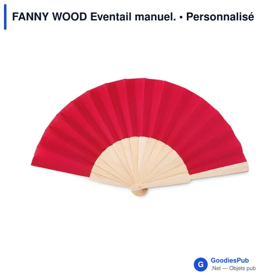 FANNY WOOD Eventail manuel. - Image 7