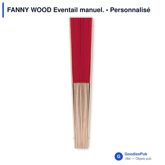 FANNY WOOD Eventail manuel. - Image 8