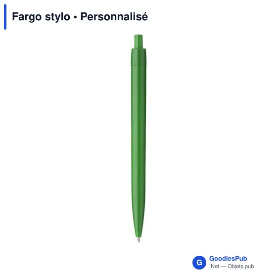 Stylo à bille personnalisable Fargo avec logo - Écriture professionnelle - Image 6