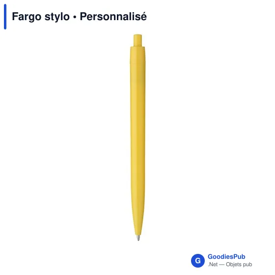 Stylo à bille personnalisable Fargo avec logo - Écriture professionnelle - Image 9