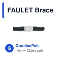 FAULET Bracelet tressé en simili cuir - Miniature 3
