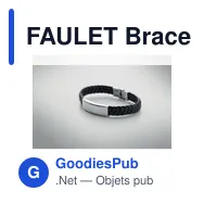 FAULET Bracelet tressé en simili cuir - Miniature 5