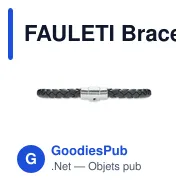 FAULETI Bracelet tressé en simili cuir - Miniature 4