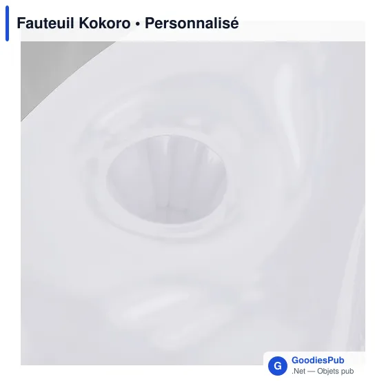 Fauteuil gonflable personnalisable Kokoro avec logo - Image 4