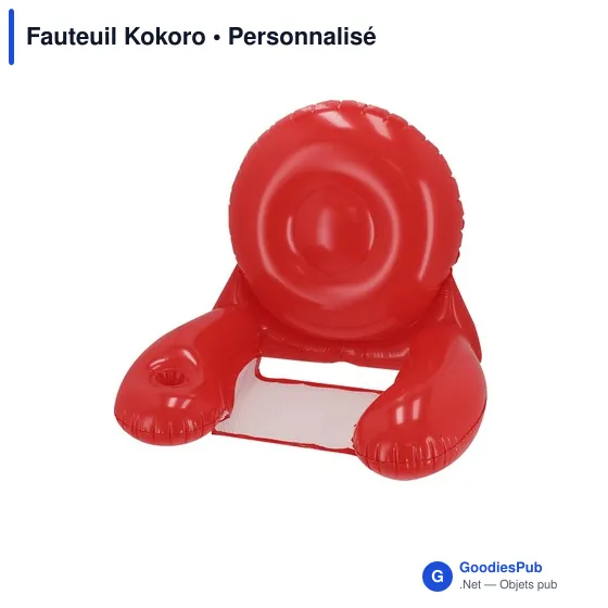Fauteuil gonflable personnalisable Kokoro avec logo - Image 9