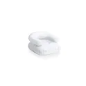 Variante blanc - Fauteuil gonflable personnalisable Reset avec logo - bleu