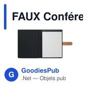 FAUX Conférencier A4 en RPET - Miniature 2