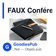 FAUX Conférencier A4 en RPET - Miniature 4