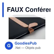 FAUX Conférencier A4 en RPET - Miniature 9