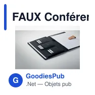 FAUX Conférencier A4 en RPET - Miniature 10
