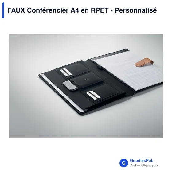 FAUX Conférencier A4 en RPET - Image 10