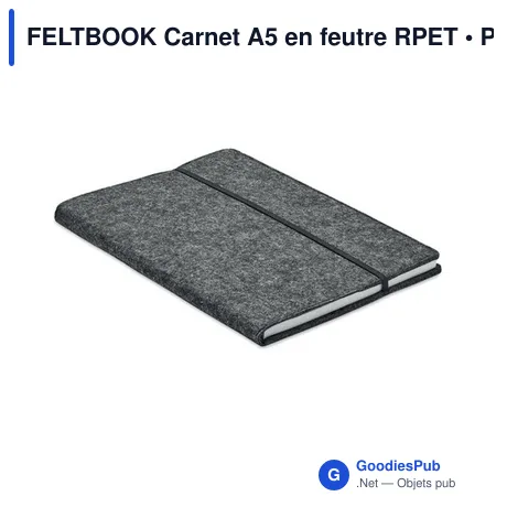 FELTBOOK Carnet A5 en feutre RPET