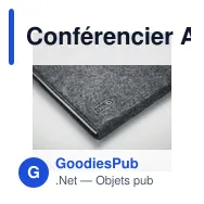 Conférencier A4 personnalisable en RPET avec logo - Miniature 5