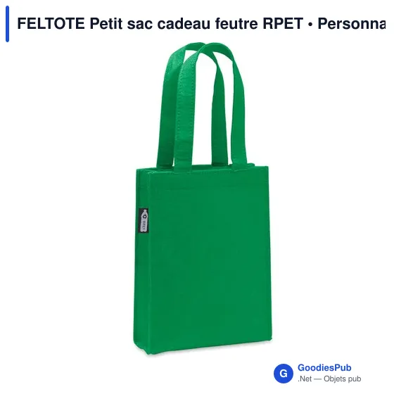 FELTOTE Petit sac cadeau feutre RPET - Image 1