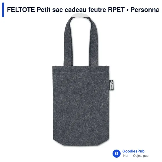 FELTOTE Petit sac cadeau feutre RPET - Image 11