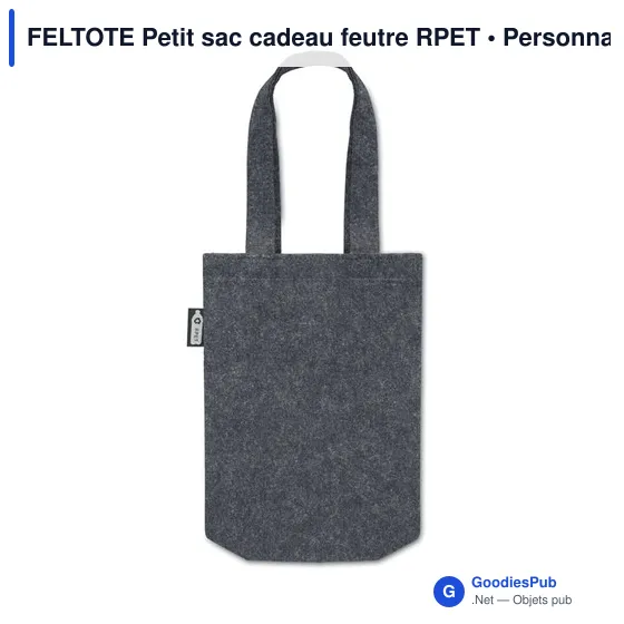 FELTOTE Petit sac cadeau feutre RPET - Image 12