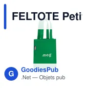 FELTOTE Petit sac cadeau feutre RPET - Miniature 4