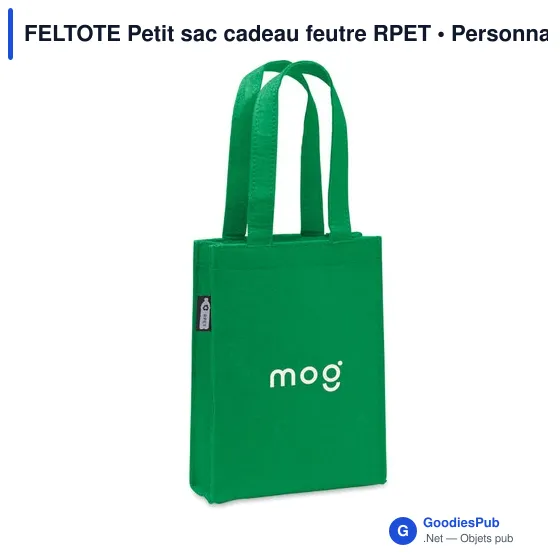 FELTOTE Petit sac cadeau feutre RPET - Image 4