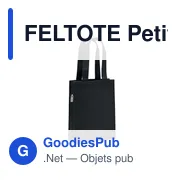 FELTOTE Petit sac cadeau feutre RPET - Miniature 6