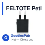 FELTOTE Petit sac cadeau feutre RPET - Miniature 8