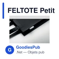 FELTOTE Petit sac cadeau feutre RPET - Miniature 9
