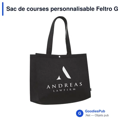 Sac de courses personnalisable Feltro GRS RPET BigShopper avec logo