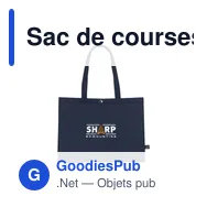 Sac de courses personnalisable Feltro GRS RPET BigShopper avec logo - Miniature 10