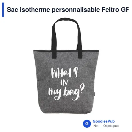 Sac isotherme personnalisable Feltro GRS RPET avec logo