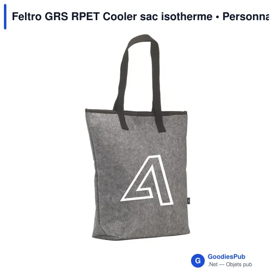 Sac isotherme personnalisable Feltro GRS RPET avec logo - Image 3