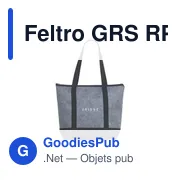 Sac isotherme personnalisable Feltro GRS RPET avec logo - Miniature 1