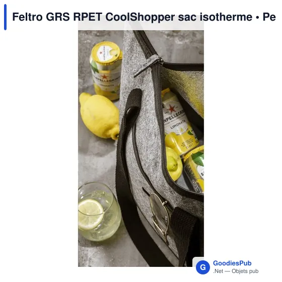 Sac isotherme personnalisable Feltro GRS RPET avec logo - Image 2