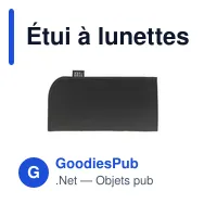 Étui à lunettes personnalisable en feutre RPET avec logo - Miniature 8