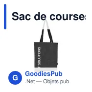 Sac de courses personnalisable en RPET - Feltro GRSavec logo - Miniature 2
