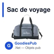 Sac de voyage personnalisable Feltro GRS RPET avec logo - Miniature 9