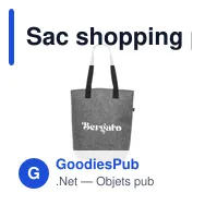 Sac shopping personnalisable Feltro XL GRS RPET avec logo - Miniature 4