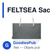 FELTSEA Sac de plage en feutre RPET - Miniature 2